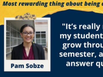 Most rewarding part of being a peer facilitator 2019-2020